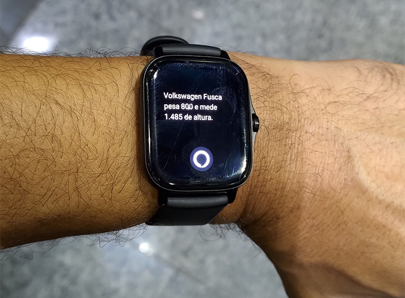 Alexa funcionando no Amazfit GTS 2
