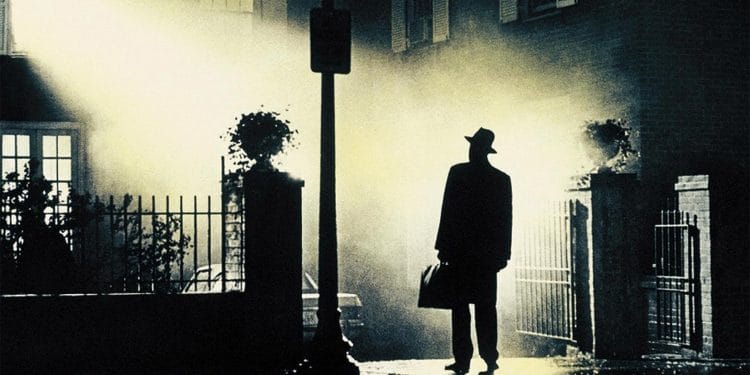 THE EXORCIST, poster art, 1973.