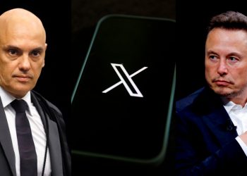Alexandre de Moraes e Elon Musk