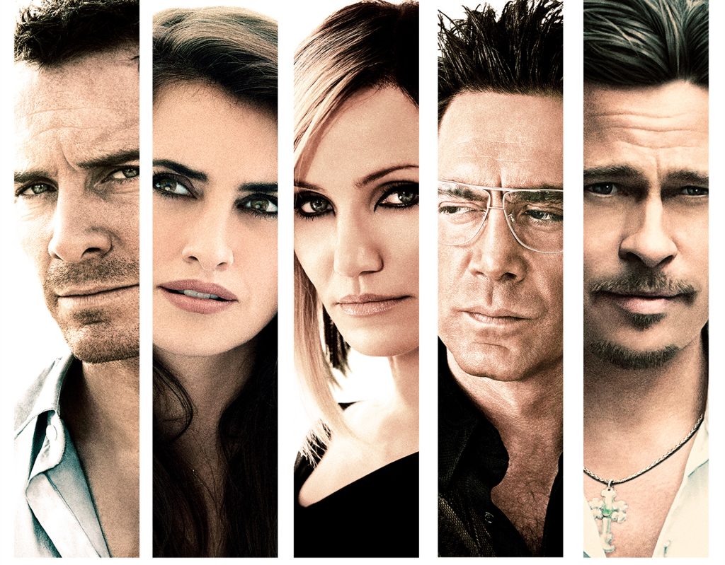 Pôster do filme O Conselheiro com elenco principal em destaque