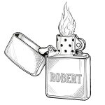 LineArt Zippo